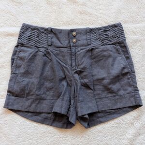 Anthro Elevensies Low Rise Rolled Cuff Shorts